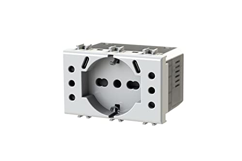 4Box USB Einbausteckdose P503 kompatibel mit Bticino® Matix™ Weiß von 4Box