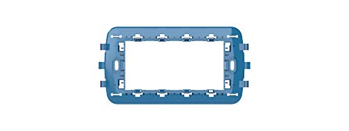Mehrreihige Halterung für Box Typ 504, kompatibel mit Bticino LivingLight, Vimar Plana, Arké und Eikon von 4Box