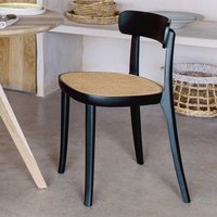 Bistro Esstisch Stühle in Schwarz und Beige 47 cm Sitzhöhe (2er Set) von 4Home