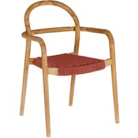 Holz Stühle mit Armlehnen 57 cm breit (4er Set) von 4Home