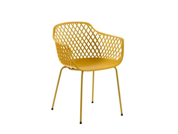 Armstühle in Gelb Skandi Design (4er Set) von 4Home