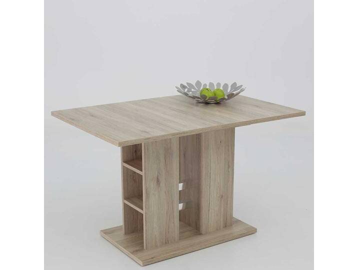 Ausziehbarer Esstisch in Eiche San Remo Mittelauszug Ausziehbarer Esstisch in Eiche San Remo Mittelauszug von 4Home