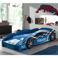 Autobett im Polizei Design Lattenrost von 4Home
