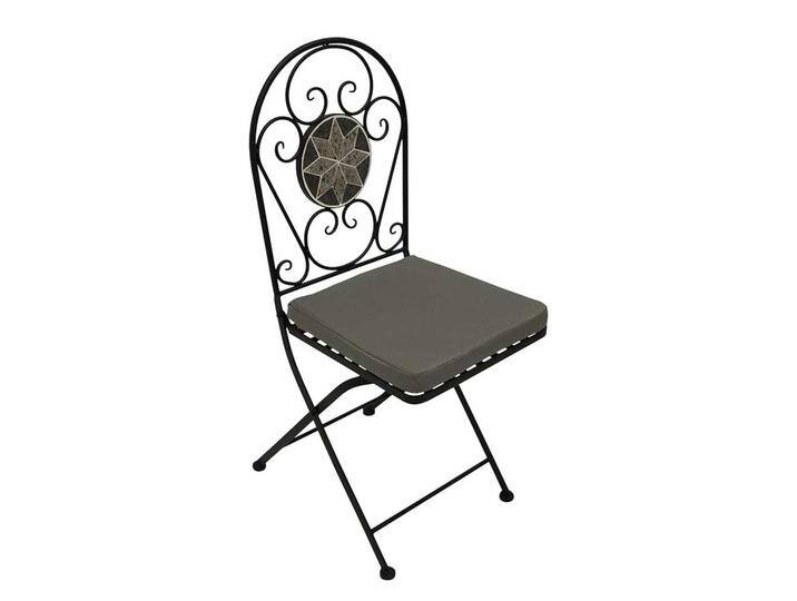 Balkonstuhl Set im Retrostil Gestell aus Metall (2er Set) von 4Home