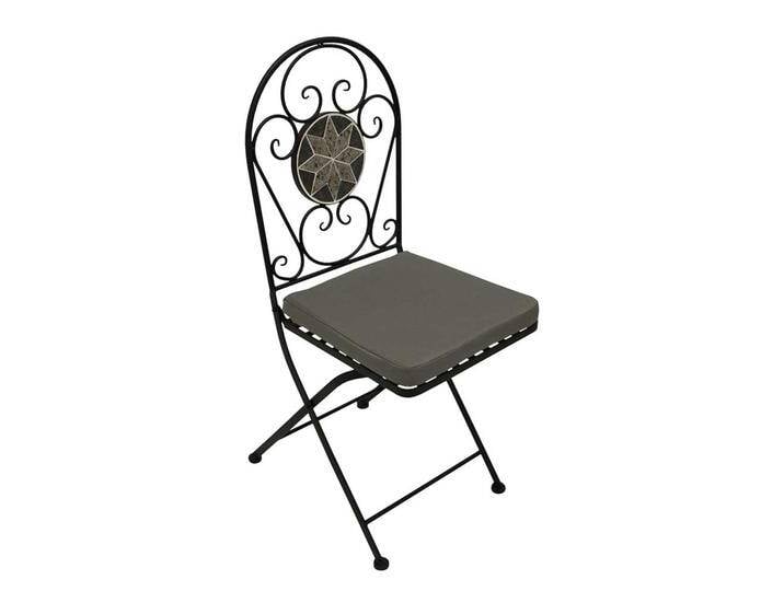 Balkonstuhl Set im Retrostil Gestell aus Metall (2er Set) von 4Home