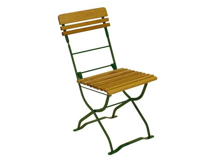 Balkonstuhl aus Robinie Massivholz und Stahl klappbar (2er Set) von 4Home