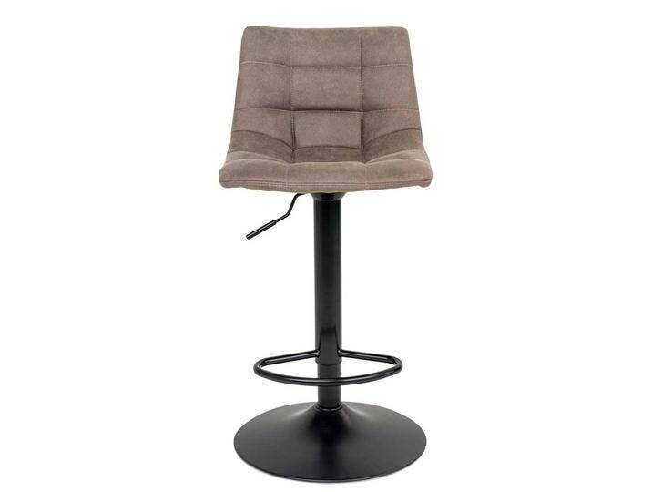Barstühle in Hellbraun und Schwarz höhenverstellbar (2er Set) von 4Home