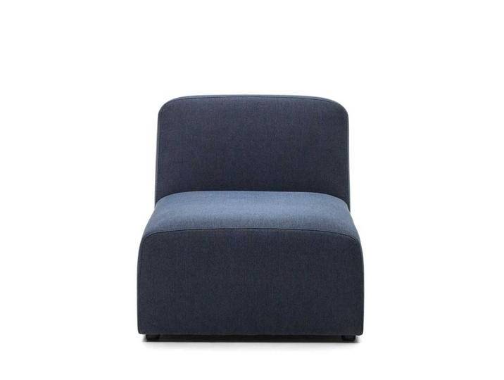 Chaiselongue Modulsofa Dunkelblau 75 cm breit 152 cm tief von 4Home