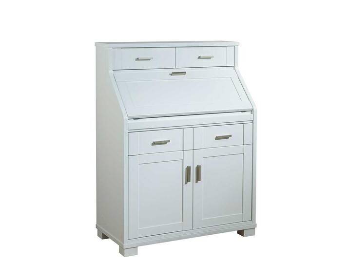Computer Schrank in Weiß 85 cm breit von 4Home