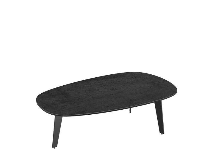 Couchtisch Sofatisch im Retrostil in ovaler Form von 4Home