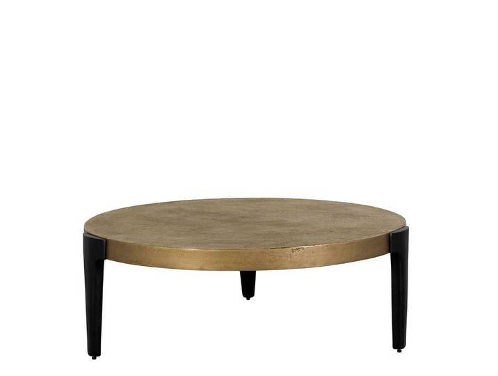 Couchtisch Sofatisch in Goldfarben und runder Form von 4Home