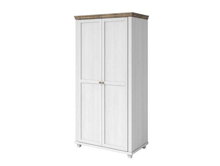 Drehtürenkleiderschrank im Landhausstil 216 cm hoch 108 cm breit von 4Home