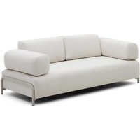 Dreisitzer Couch Skandi Beige Lehnen abnehmbar Skandi Design von 4Home