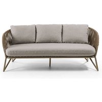 Dreisitzer Couch aus Seilgeflecht Metall von 4Home