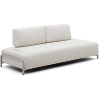 Dreisitzer Sofa Skandi Stil in Beige Chenille 232 cm breit von 4Home