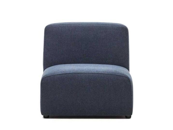 Dunkelblauer Modulsofa Sessel in modernem Design 75 cm breit Dunkelblauer Modulsofa Sessel in modernem Design 75 cm breit von 4Home