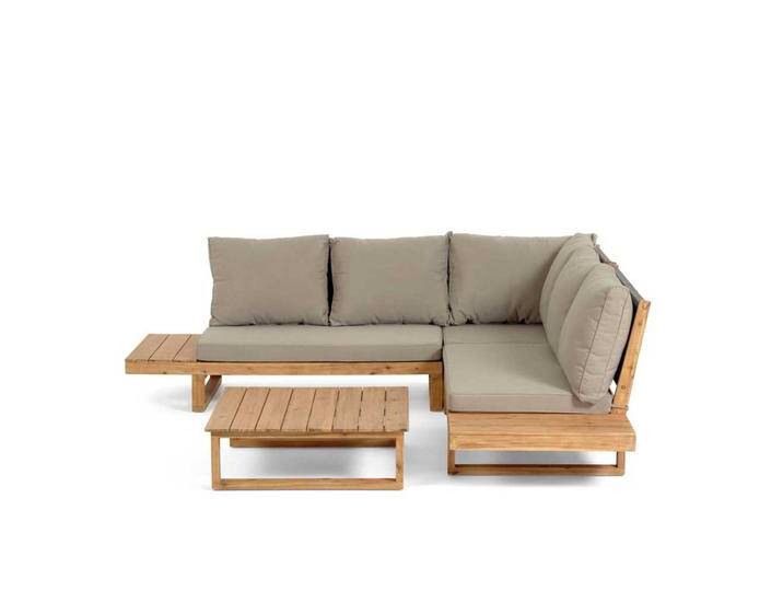 Ecksofa mit Tisch für Wintergarten 230 cm breit (zweiteilig) von 4Home