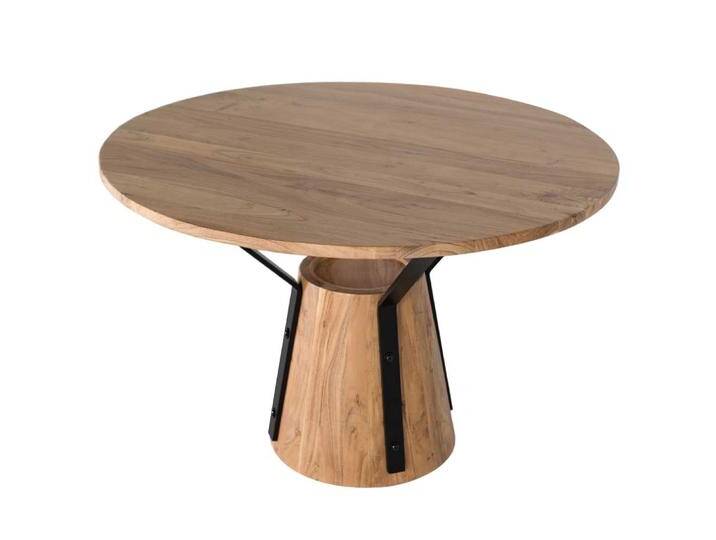 Esstisch Massivholztisch in runder Form mit Massivholzplatte Esstisch Massivholztisch in runder Form mit Massivholzplatte von 4Home