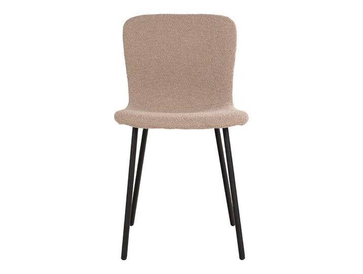 Esstisch Stühle Stühle aus Boucle Stoff mit Gestell aus Metall (2er Set) von 4Home