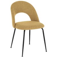 Esstisch Stühle in Gelb und Schwarz modernes Design (4er Set) von 4Home