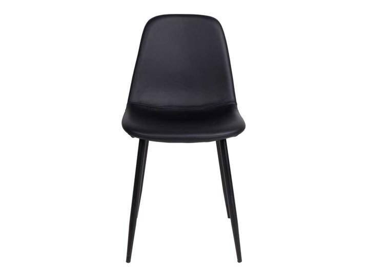 Esstisch Stühle in Schwarz Kunstleder modern (2er Set) von 4Home