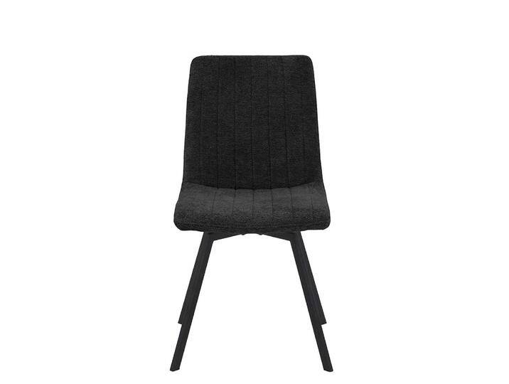 Esstisch Stühle mit Gestell aus Metall Anthrazit (2er Set) von 4Home