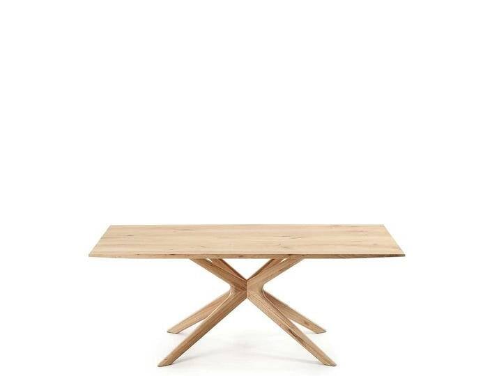 Esszimmer Tisch aus Eiche White Wash massiv 200 cm breit von 4Home