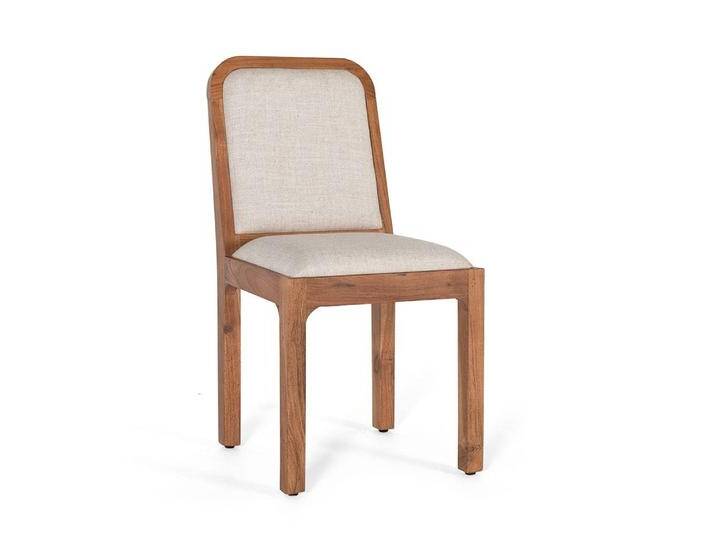 Esszimmerstuhl Stuhl Esszimmer mit gepolsterter Rückenlehne und Bezug (2er Set) von 4Home