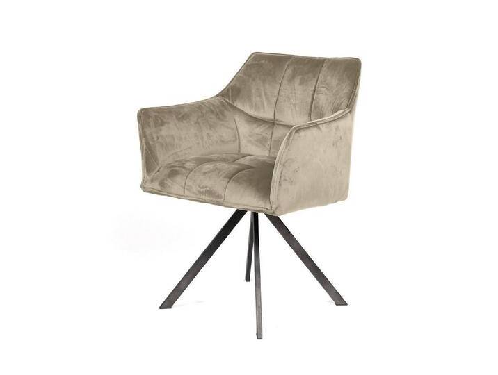 Feeling4Home Armlehnstuhl 2er-Set Armlehnstuhl Spinras Drehbar - Samt, Champagner, Weicher und bequemer Stoff, beige, Champagner, Champagner Feeling4Home Armlehnstuhl 2er-Set Armlehnstuhl Spinras Drehbar - Samt, Champagner, Weicher und bequemer Stoff, beige, Champagner, Champagner von 4Home