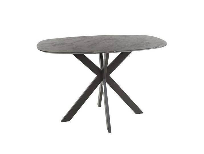 Feeling4Home Bartisch Ovaler Bartisch Melamik - schwarze Keramikoptik, 140 x 80 cm, Holz mit marmorierter Keramik-Design-Beschichtung, grau Feeling4Home Bartisch Ovaler Bartisch Melamik - schwarze Keramikoptik, 140 x 80 cm, Holz mit marmorierter Keramik-Design-Beschichtung, grau von 4Home