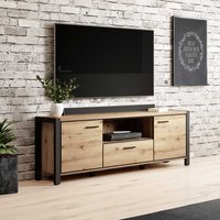 Fernseh Sideboard im Industry und Loft Stil 180 cm breit von 4Home