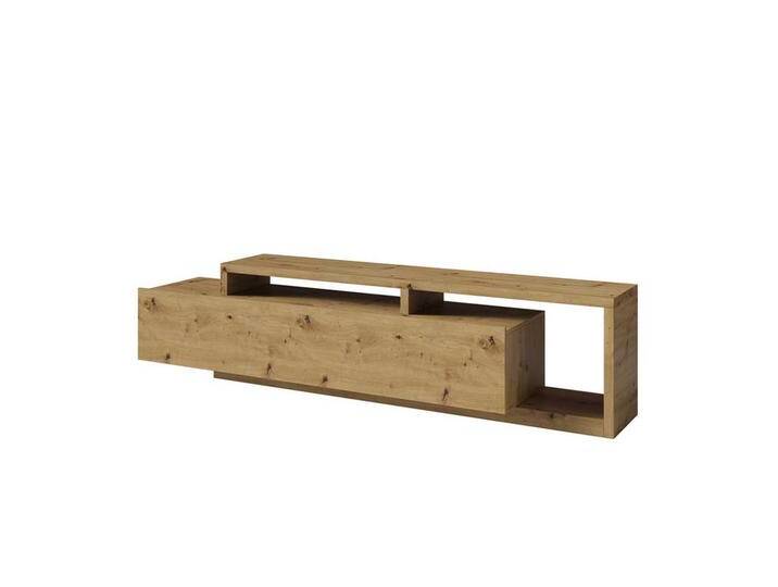 Fernsehunterschrank in Wildeichefarben 219 cm breit - 45 cm tief von 4Home