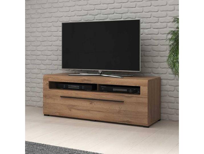 Flachstrecke Wohnzimmer in Eichefarben einer Schublade Flachstrecke Wohnzimmer in Eichefarben einer Schublade von 4Home