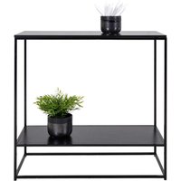 Flur Konsolentisch in Schwarz 80 cm breit von 4Home