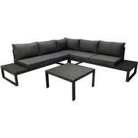 Garten Sitzgarnitur in Anthrazit Sofa (zweiteilig) von 4Home