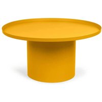 Gelber Wohnzimmer Tisch in modernem Design pulverbeschichtetem Metall von 4Home