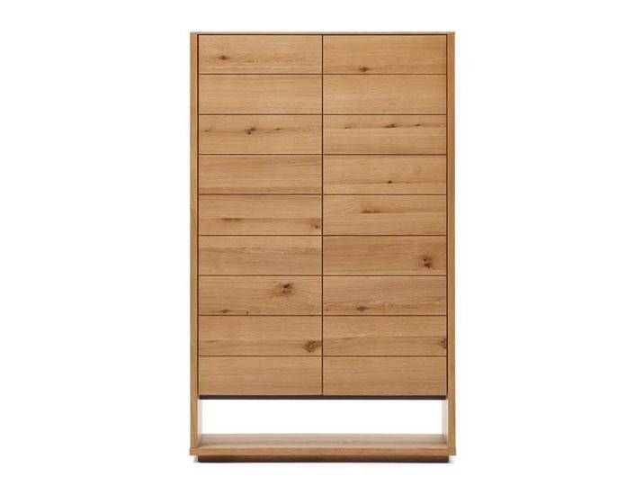 Halbhoher Wohnzimmerschrank in Eichefarben Skandi Design von 4Home