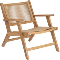 Holz Sessel aus Kunstrattan Akazie von 4Home