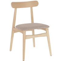 Holzstühle im Skandi Design 47 cm Sitzhöhe (2er Set) von 4Home