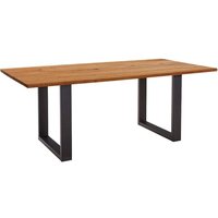 Industrial Tisch mit Massivholzplatte Zerreiche von 4Home