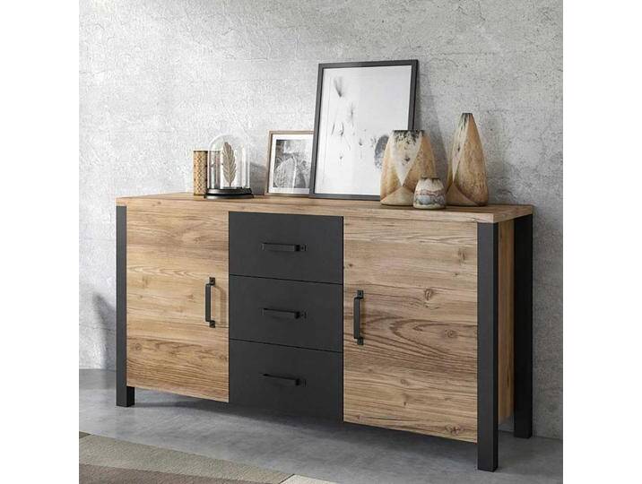 Industriestil Sideboard mit drei Schubladen 147 cm breit von 4Home