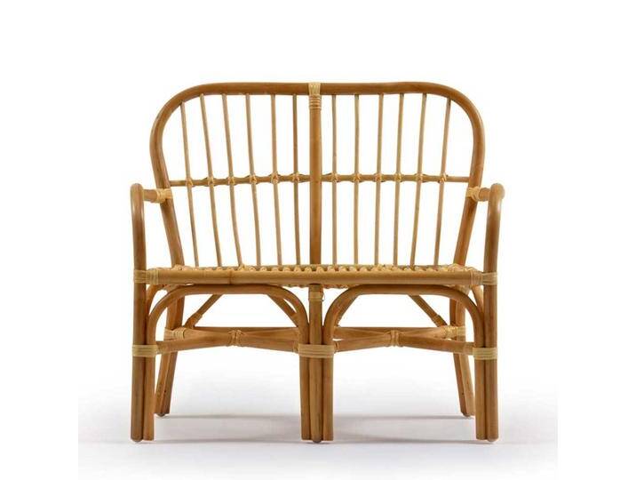 Kinder Sitzbank Rattan mit Armlehnen 30 cm Sitzhöhe von 4Home
