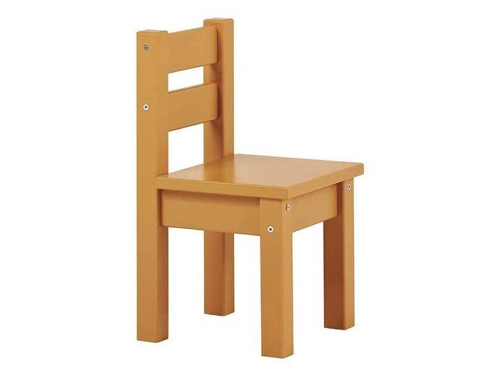Kinderstuhl Kleiner Stuhl mit Holzwerkstoff Oberfläche und Rückenlehne aus Holz von 4Home
