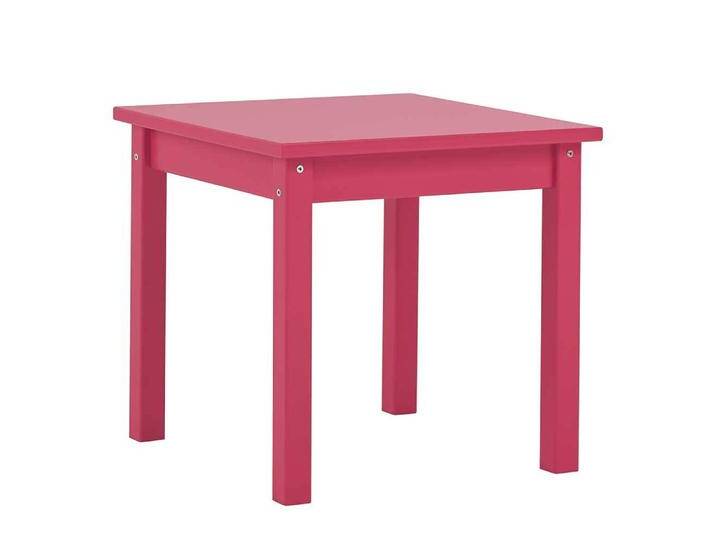 Kindertisch Spieltisch in Rosa und quadratischer Form von 4Home
