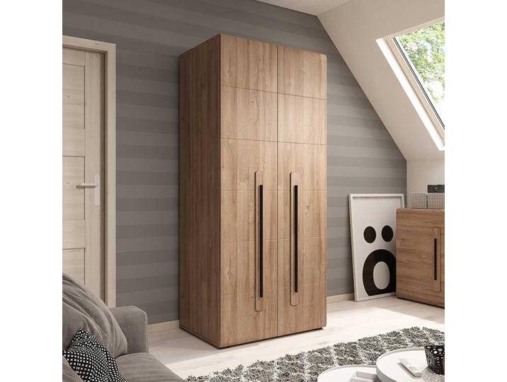 Kleiderschrank Jugendzimmer in Eichefarben zwei Drehtüren Kleiderschrank Jugendzimmer in Eichefarben zwei Drehtüren von 4Home