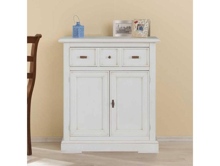 Kommode Flurkommode in Antikweiß mit Drehtüren Kommode Flurkommode in Antikweiß mit Drehtüren von 4Home