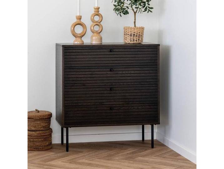 Kommode Schubladenkommode mit vier Schubladen echtholzfurniert Kommode Schubladenkommode mit vier Schubladen echtholzfurniert von 4Home