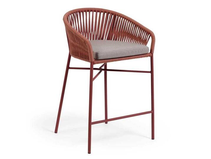 Kuechenhockerset in modernem Design Vierfußgestell aus Metall (4er Set) von 4Home
