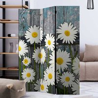 Landhausstil Paravent mit Blumen Motiv 3 oder 5 Elemente von 4Home