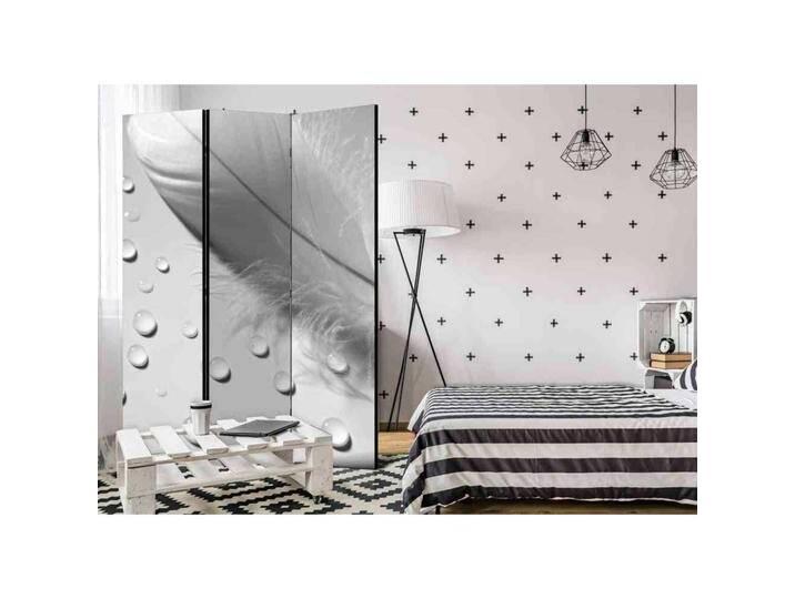 Leinwand Paravent 3 teilig Feder Design von 4Home